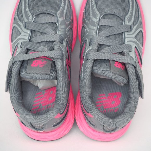 New Balance Toddler Shoes Baby Grey Pink - Picture 7 of 12